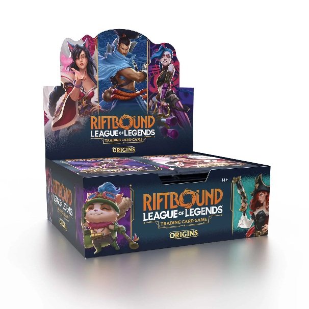 Display de boosters Legends Riftbound League of 1 Origins